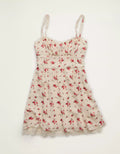 Sweetheart Corset‑Style Floral Slip Mini Dress